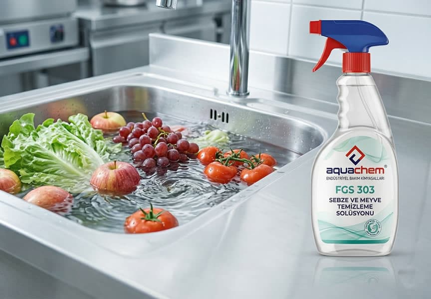 FGS 303 SEBZE VE MEYVE TEMİZLEME SOLÜSYONU - Görsel 1
