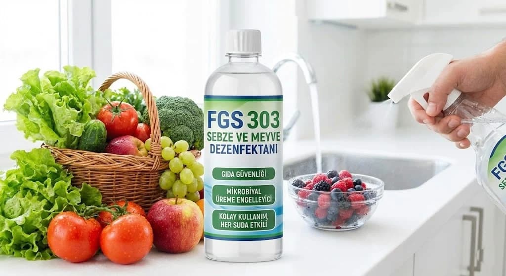 FGS 303 SEBZE VE MEYVE TEMİZLEME SOLÜSYONU - Görsel 1