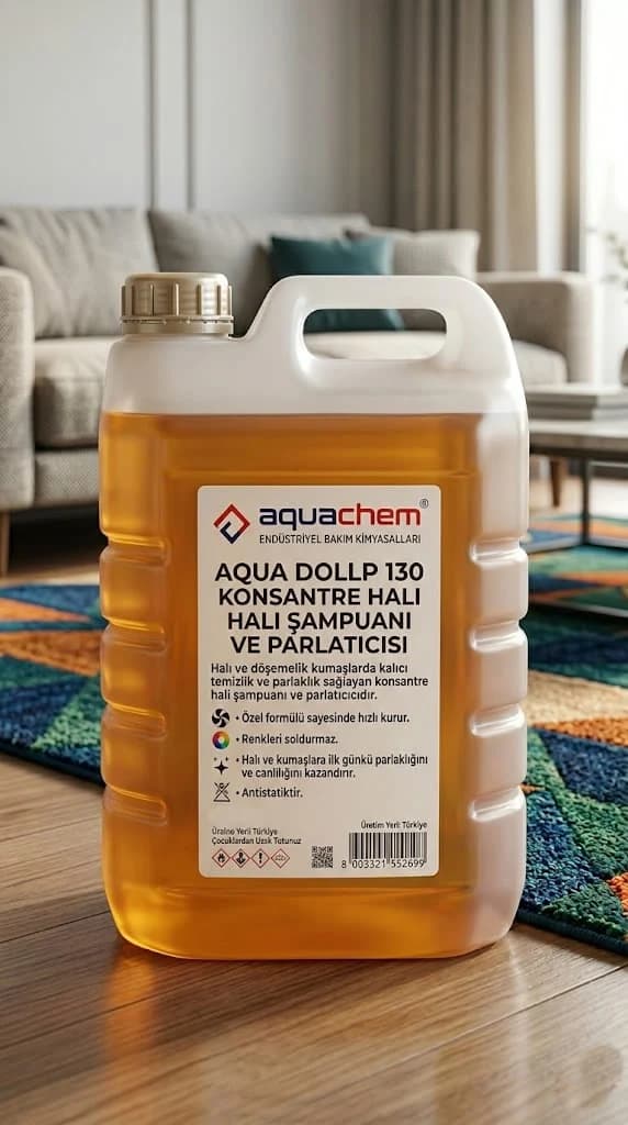 AQUA DOLLP 130 KONSANTRE HALI ŞAMPUANI VE PARLATICISI - Görsel 1