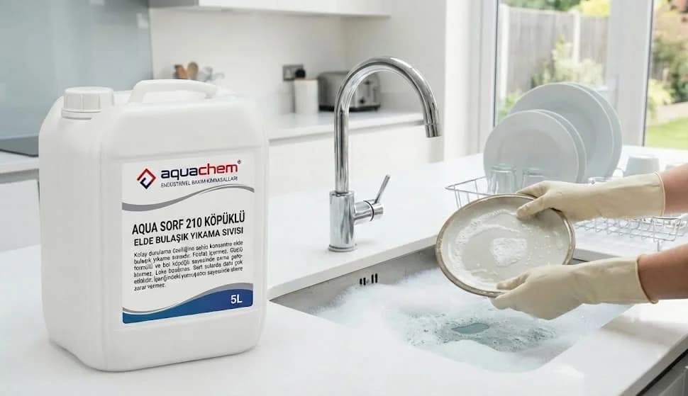 AQUA SORF 210 KÖPÜKLÜ ELDE BULAŞIK YIKAMA SIVISI - Görsel 1