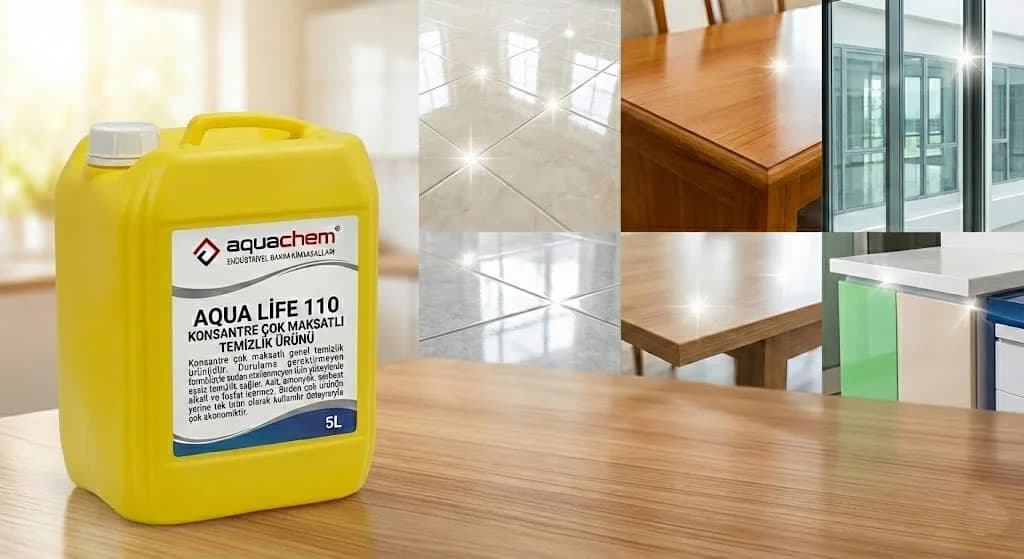 AQUA LİFE 110 KONSANTRE ÇOK MAKSATLI TEMİZLİK ÜRÜNÜ - Görsel 1