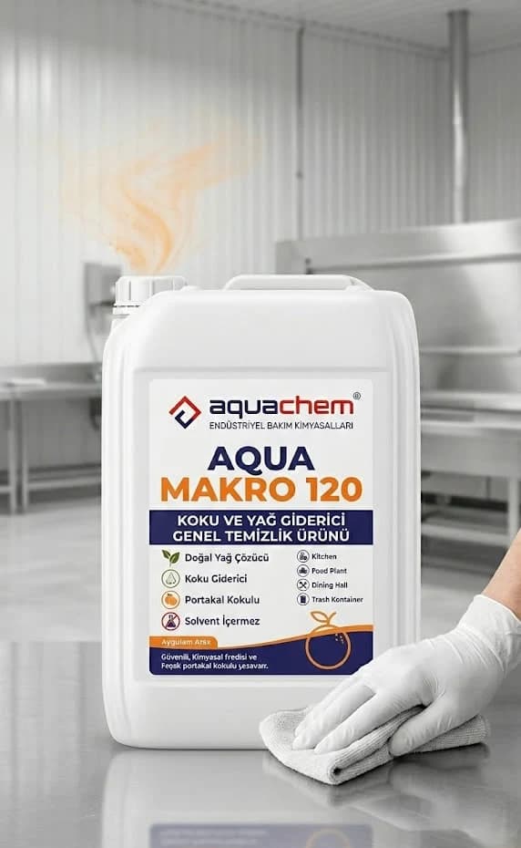 AQUA MAKRO 120 KOKU VE YAĞ GİDERİCİ GENEL TEMİZLİK ÜRÜNÜ - Görsel 1