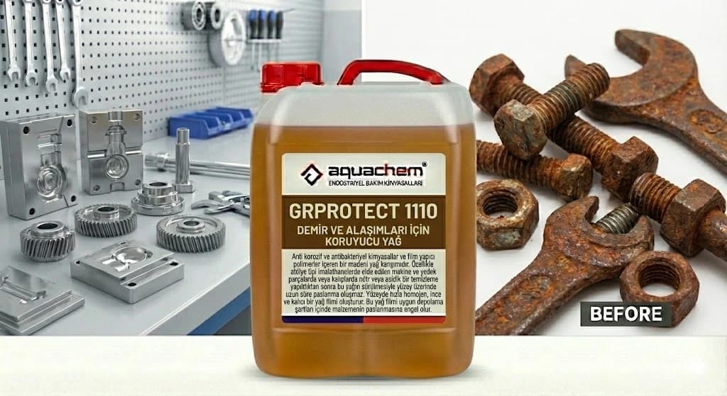 GRPROTECT 1110 DEMİR VE ALAŞIMLARI İÇİN KORUYUCU YAĞ - Görsel 1