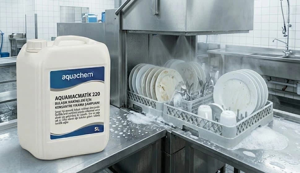 AQUA MATİK 220 BULAŞIK MAKİNELERİ İÇİN KONSANTRE YIKAMA ŞAMPUANI - Görsel 1