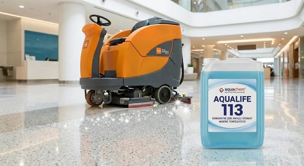 AQUA LİFE 113 KONSANTRE COK AMAÇLI OTOMAT MAKİNE TEMİZLEYİCİSİ - Görsel 1