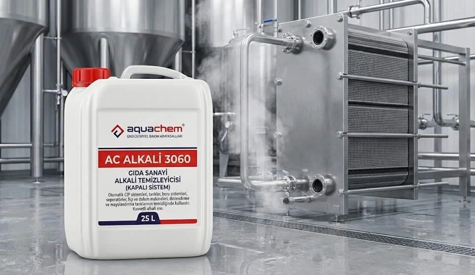 AC ALKALİ 3060 GIDA SANAYİNDE KAPALI SİSTEM TEMİZLİĞİNDE KULLANILAN KUVVETİ ALKALİ SIVI TEMİZLİK MADDESİ - Görsel 1