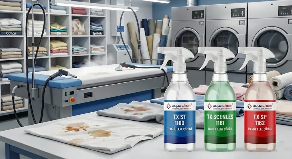 TX ST 1160 TX SCENLES 1161 TX SP 1162 TEKSTİL LEKE ÇÖZÜCÜ - Görsel 1