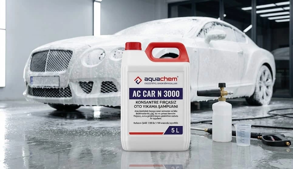 AC CAR N 3000 KONSANTRE FIRÇASIZ OTO YIKAMA ŞAMPUANI - Görsel 1
