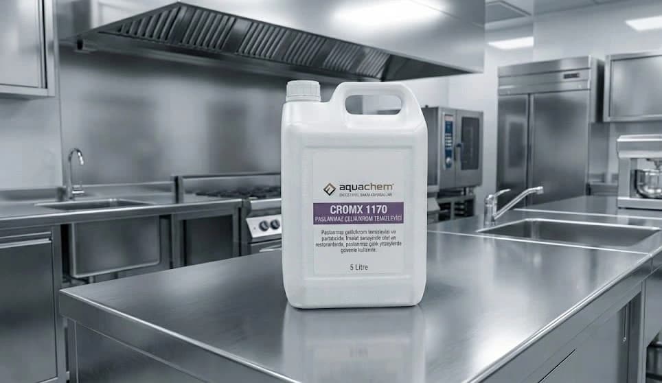 CROMX 1170 PASLANMAZ ÇELİK/KROM TEMİZLEYİCİ - Görsel 1