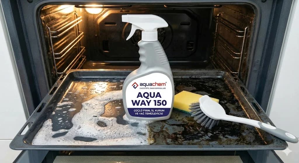 AQUA WAY 150 GÜÇLÜ FIRIN , İS , KURUM VE YAĞ TEMİZLEYİCİSİ - Görsel 1