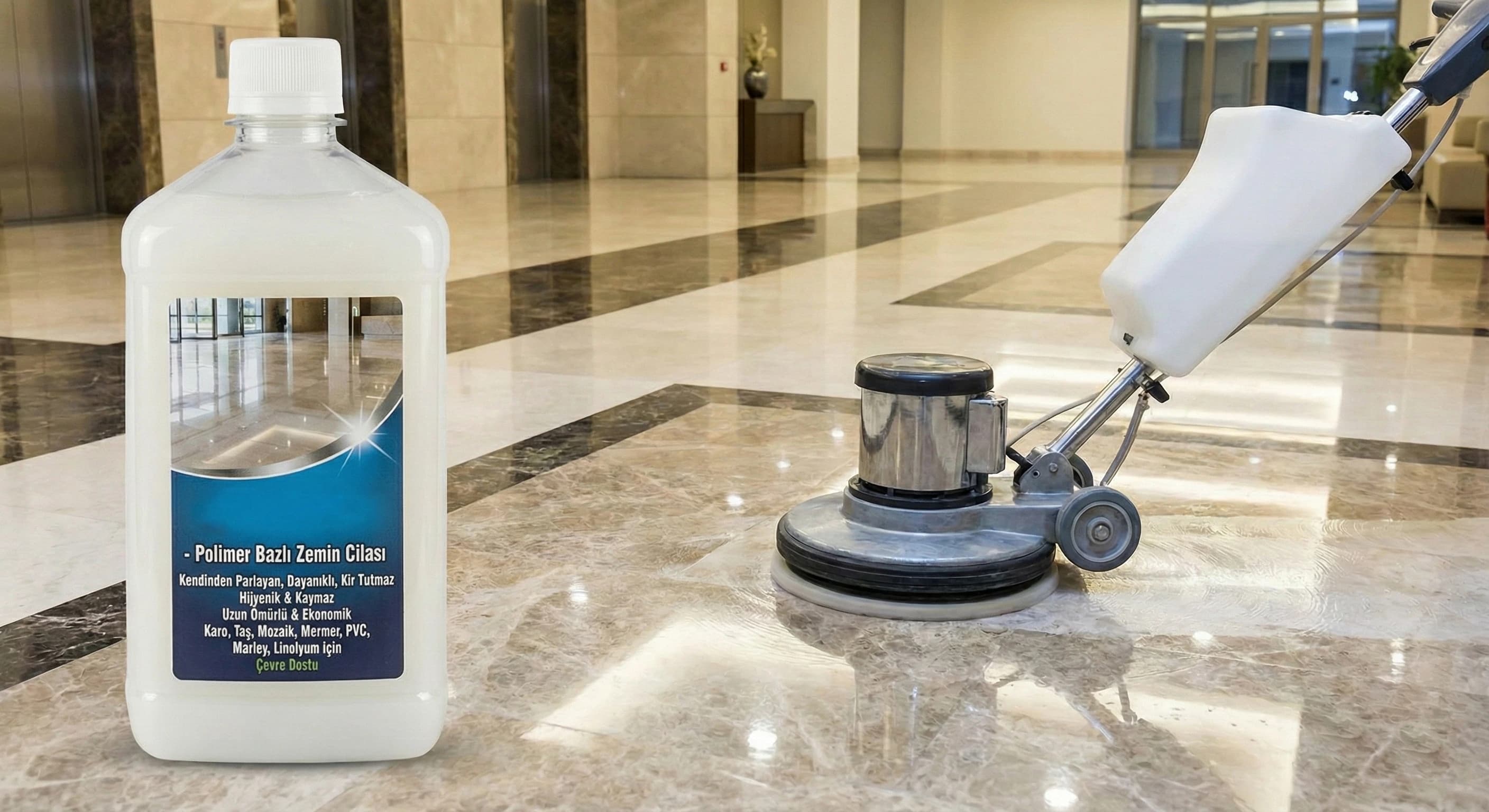 AQUA POLİMEX 180 POLİMER BAZLI SERT ZEMİN CİLASI - Görsel 1